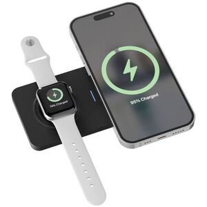 Just Wireless -  2-in-1 Wireless Charger - Black Black